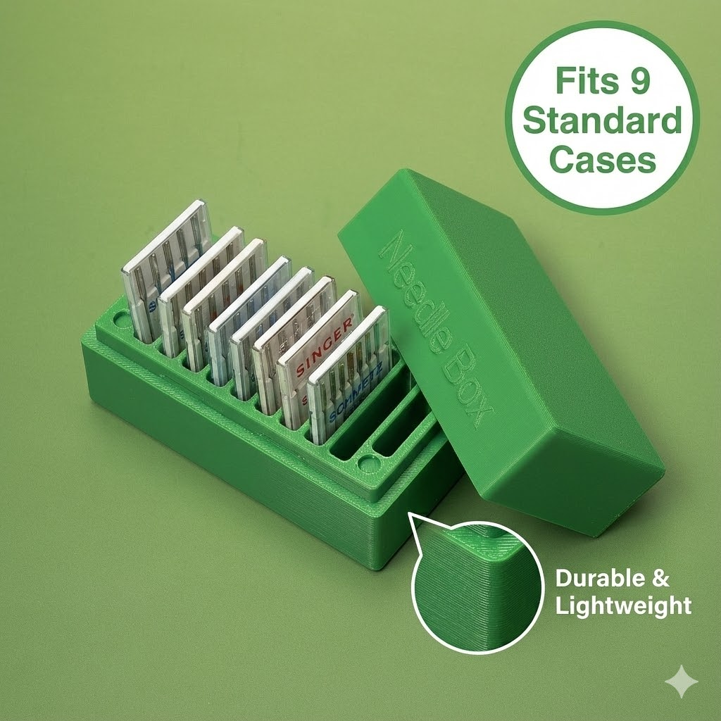 Craft Embellishment Storage - Sewing Machine Needle Organizer Case |