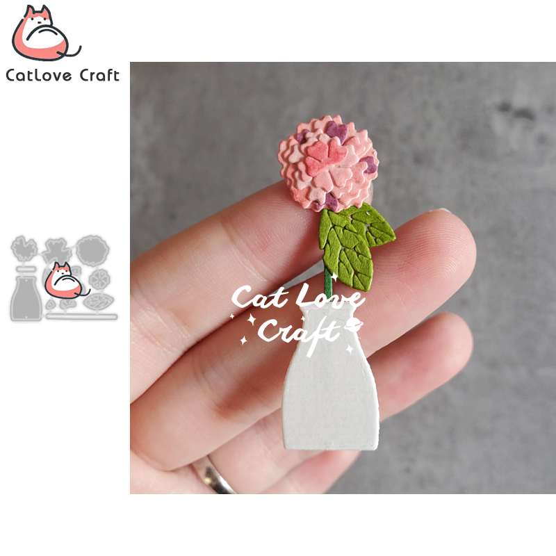 Embellishment Crafts - Catlove Hydrangeas Flower Metal Cutting Dies