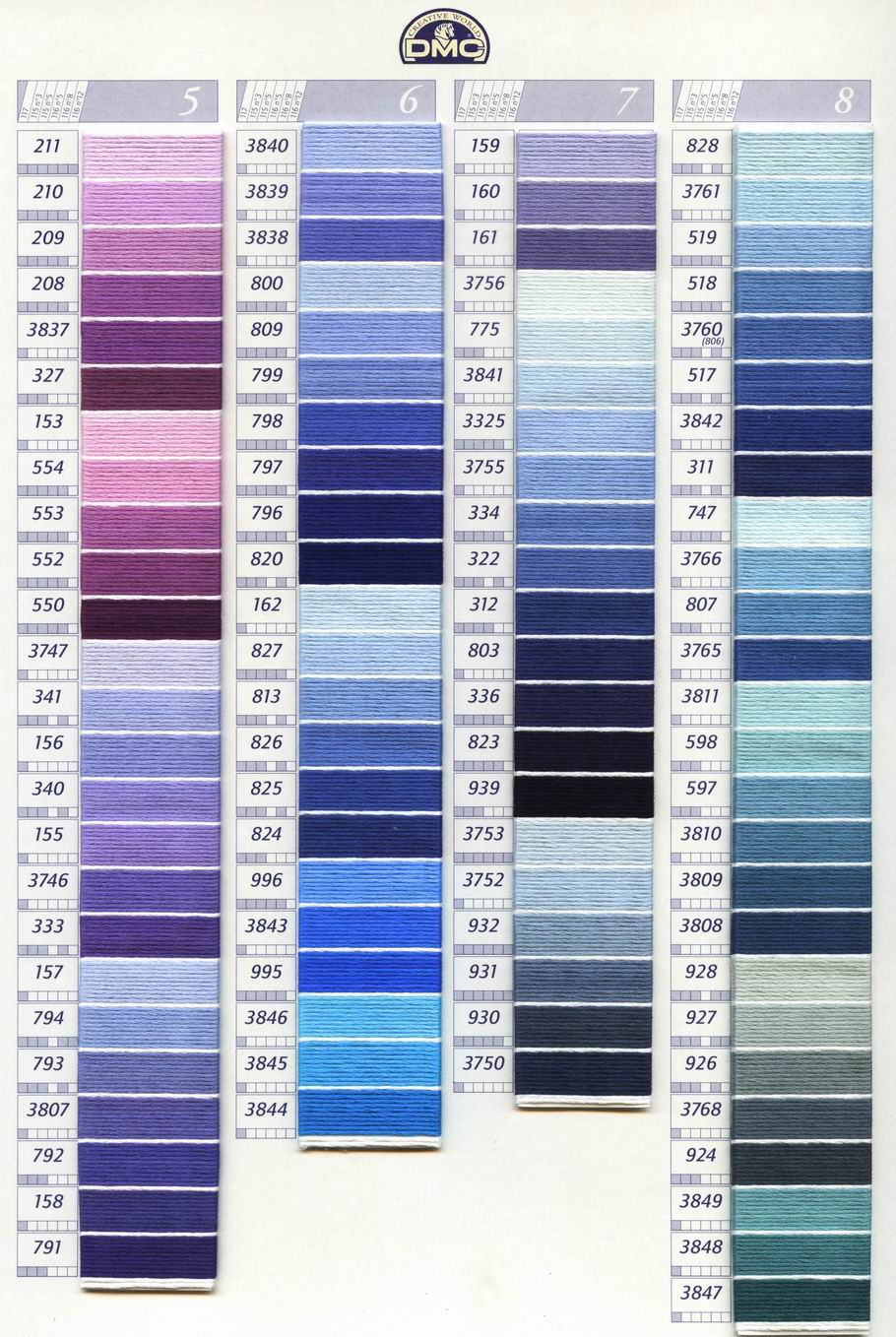 OneRoom 10 Pieces DMC1-35New C - Embroidery Embellishments 评论和价格