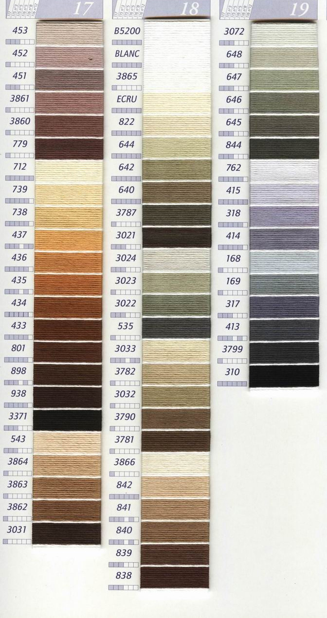 OneRoom 10 Pieces DMC1-35New C - Embroidery Embellishments 评论和价格
