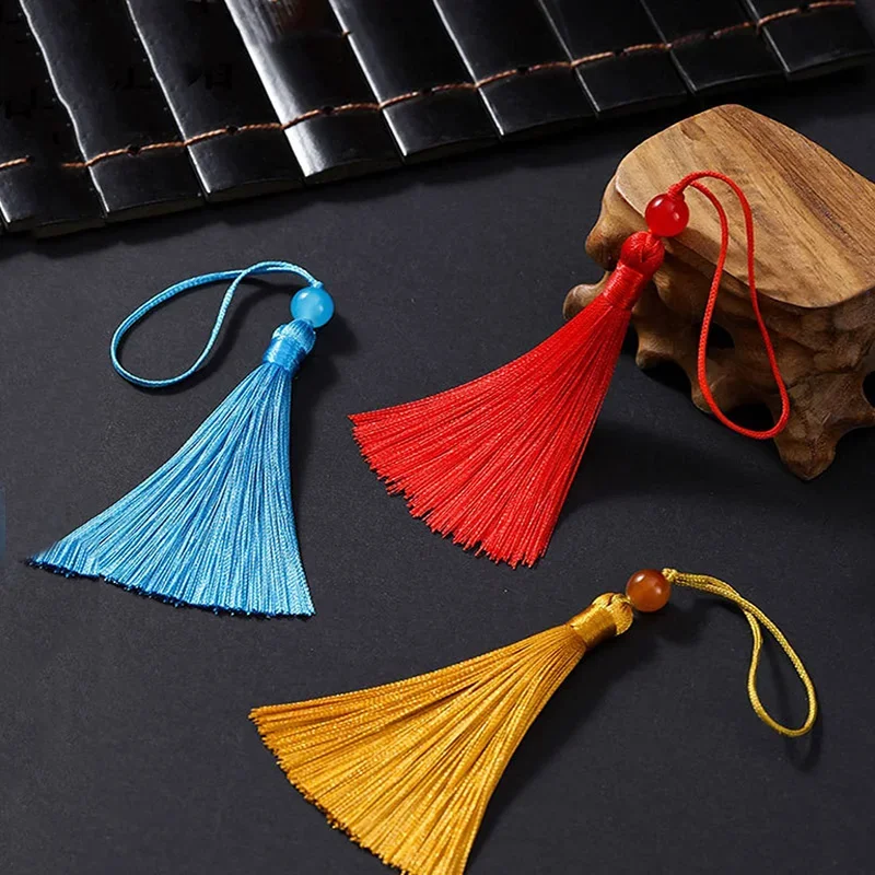 10/5Pcs Polyester Silk Tassel  - Beaded Trim Fringe 评论和价格