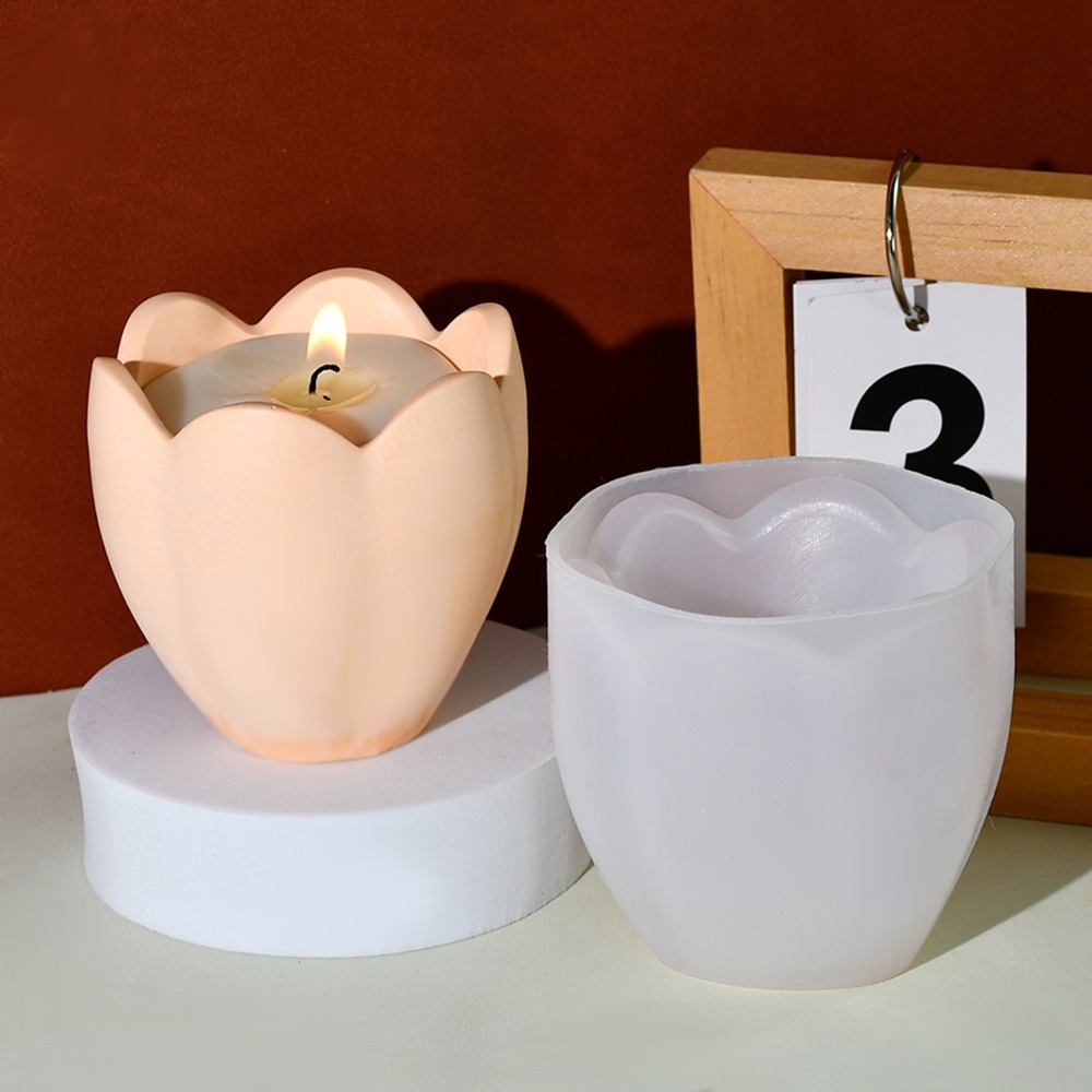 Tulip Candle Holder Silicone M - Craft Embellishment Storage 评论和价格