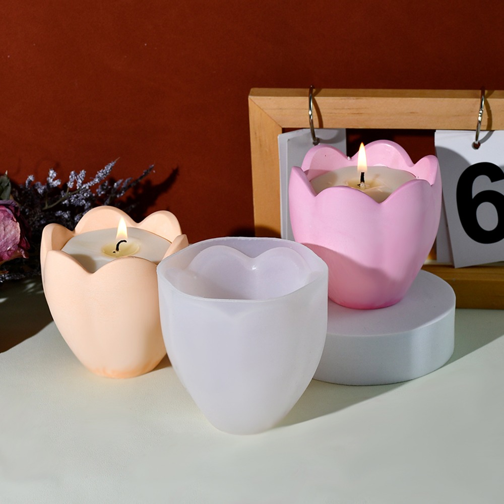 Tulip Candle Holder Silicone M - Craft Embellishment Storage 评论和价格