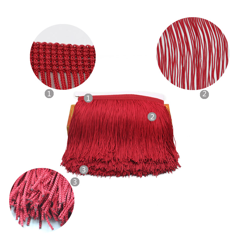 10 Yards 15cm Long Tassel Frin - Fringe Ribbon Sewing 评论和价格