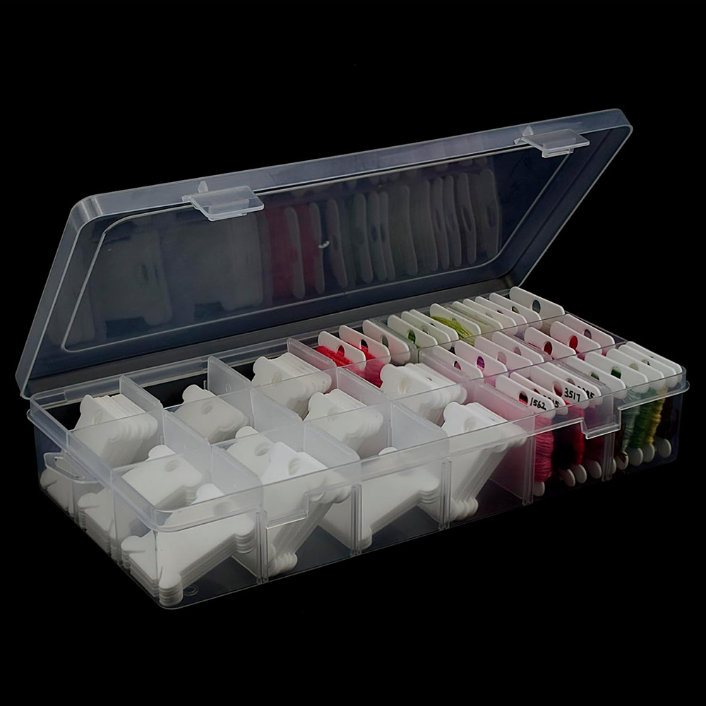 Embroidery Floss Organizer 18  - Craft Embellishment Storage 评论和价格