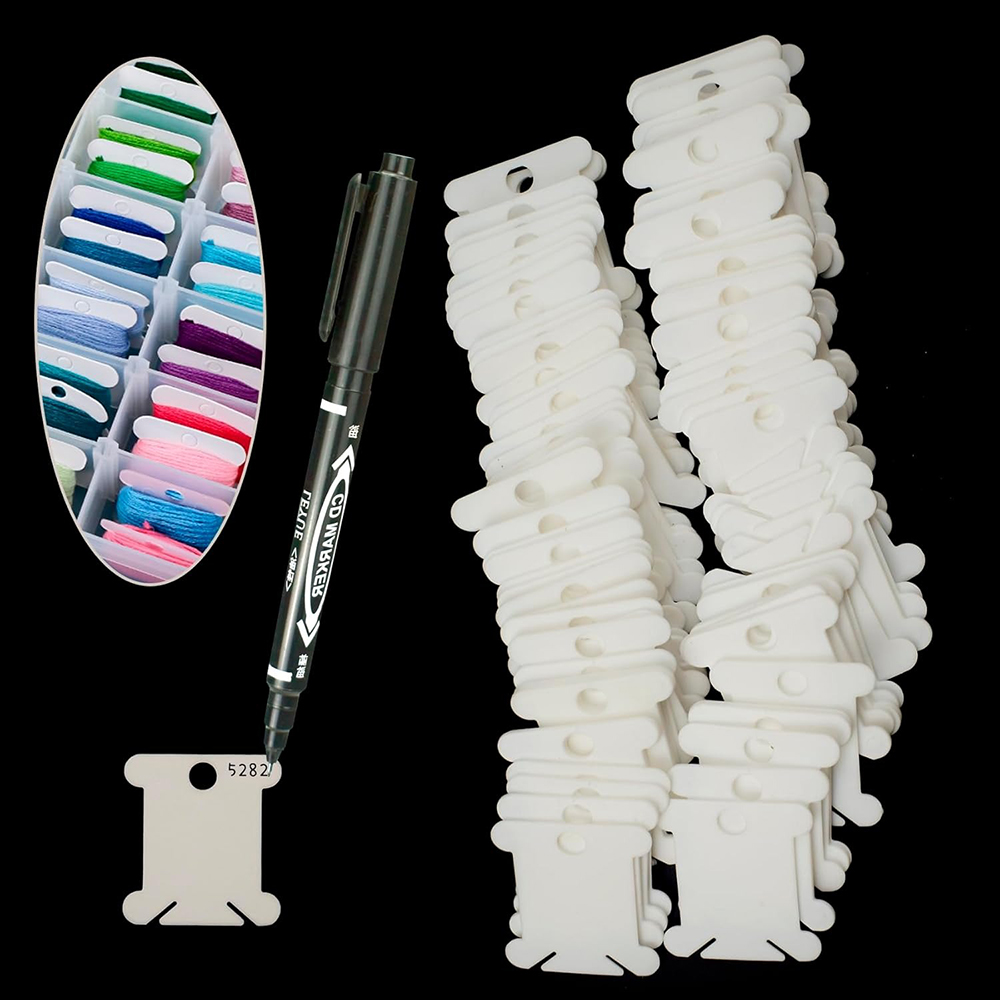 Embroidery Floss Organizer 18  - Craft Embellishment Storage 评论和价格