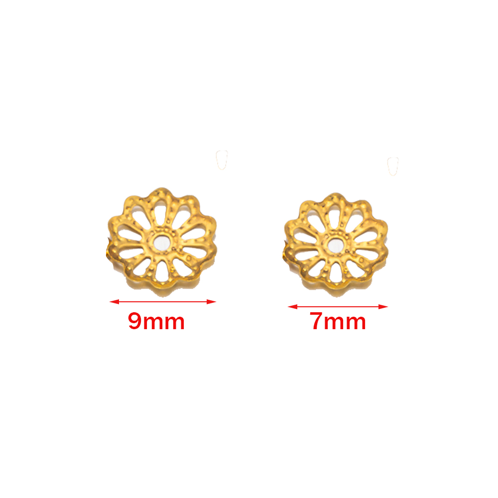 200pcs 7/9mm Filigree Flower H - Embellishment Crafts 评论和价格