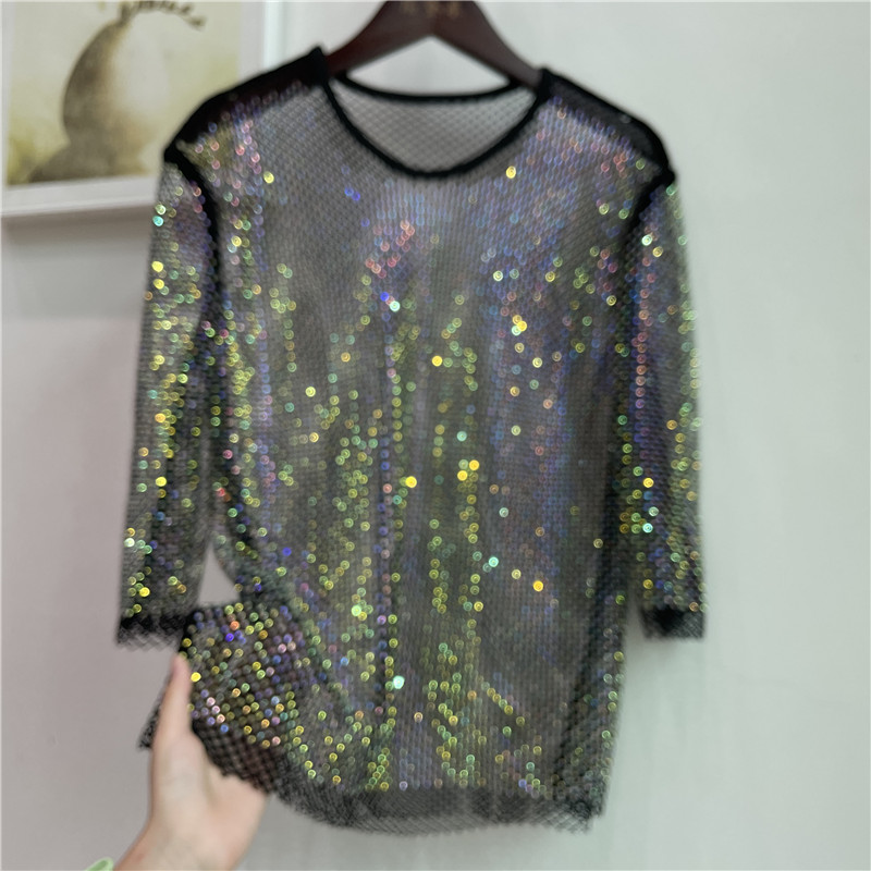 ColorShiny Diamonds  Electric  - Crystal Mesh Fabric 评论和价格