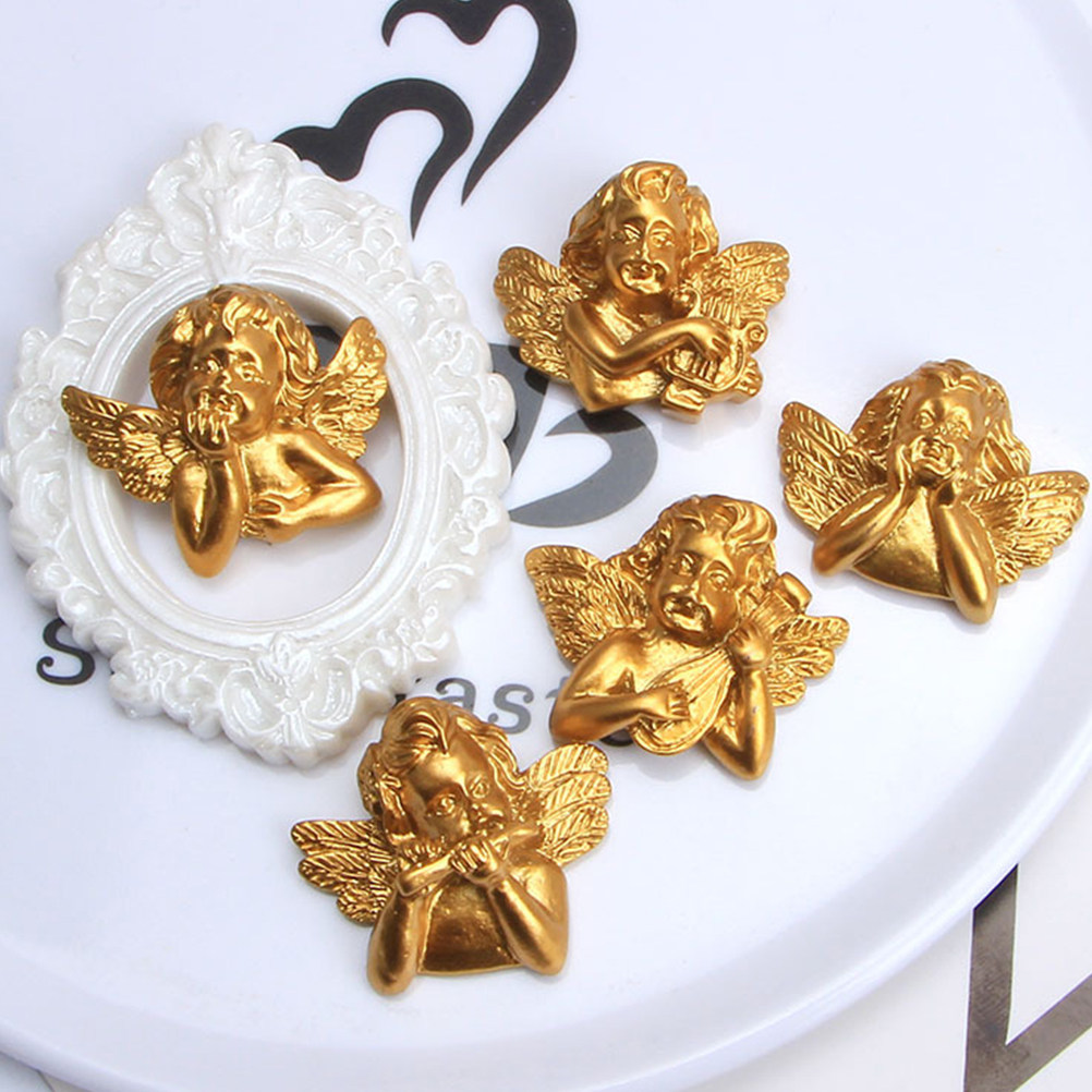 15pcs Resin Angel Accessories  - Craft Embellishment Storage 评论和价格