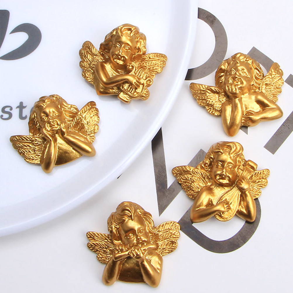 15pcs Resin Angel Accessories  - Craft Embellishment Storage 评论和价格