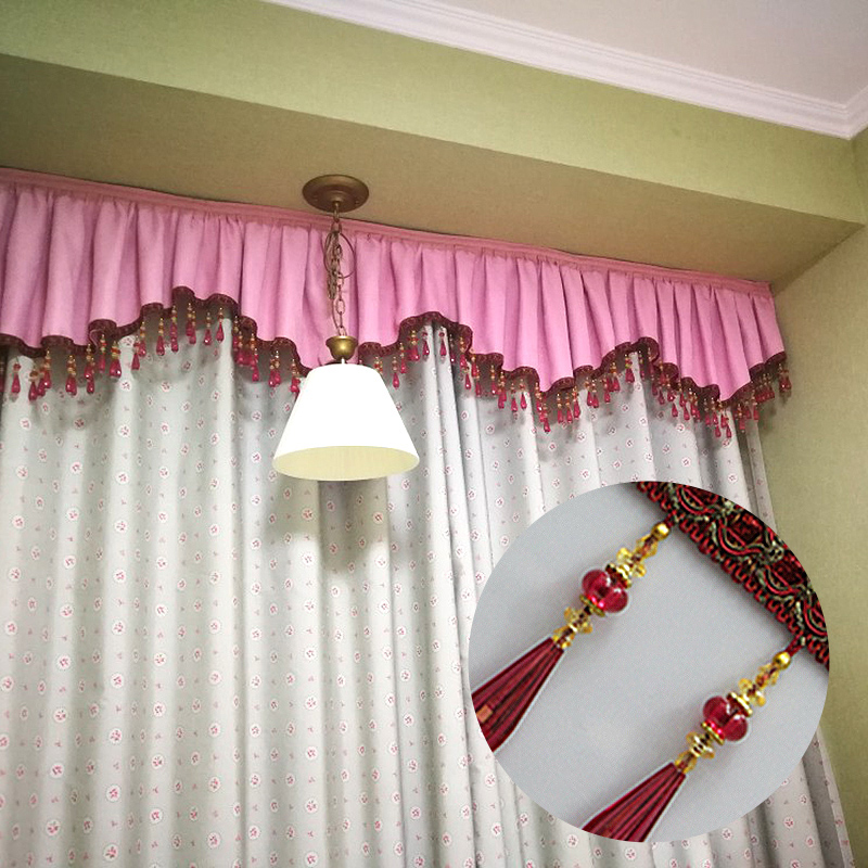 1M Crystal Pendant Tassel Drop - Beaded Trim Fringe 评论和价格