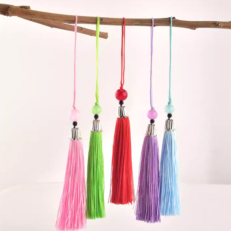 5/10/20Pcs Handmade Silky Soft - Beaded Trim Fringe 评论和价格