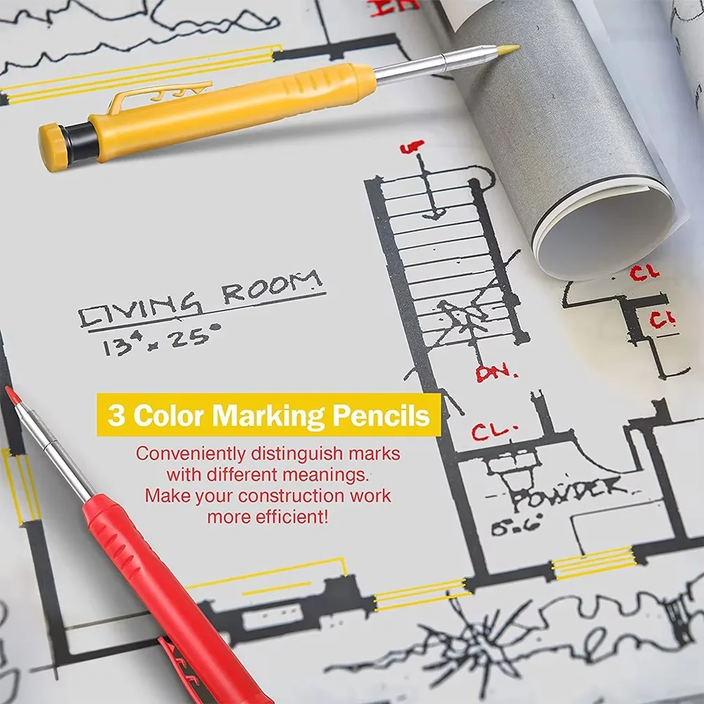Solid Carpenter Pencil Set Woo - Staedtler Pencil Lumocolor 评论和价格