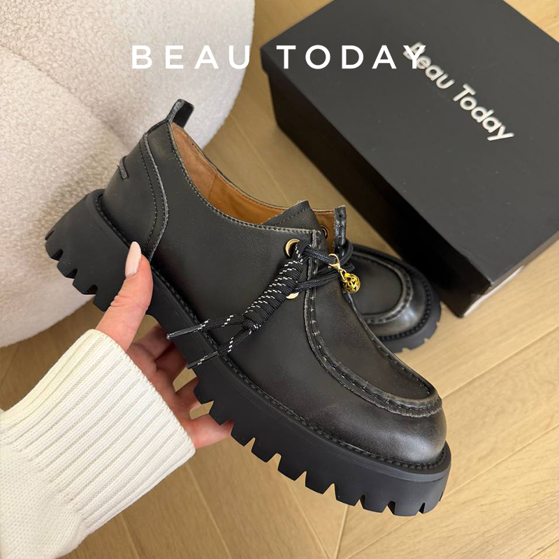 BEAUTODAY Fashion Loafers Wome - Guipure Lace Panel 评论和价格