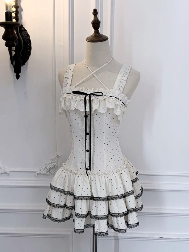 Coquette Sweet Korean Square N - Elastic Lace Trim 评论和价格